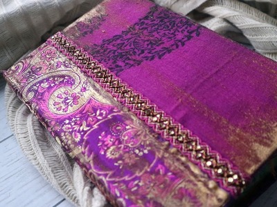 Pretty in Purple Floral Junk Journal - Nevermore Creations DT Project