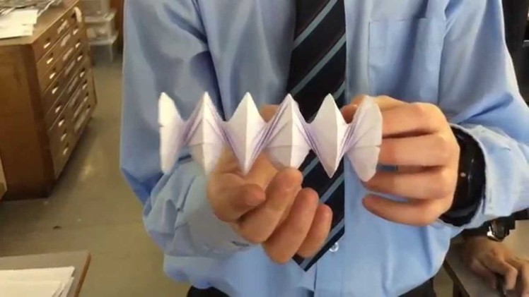 Queen Elizabeth's boys school year 8 origami
