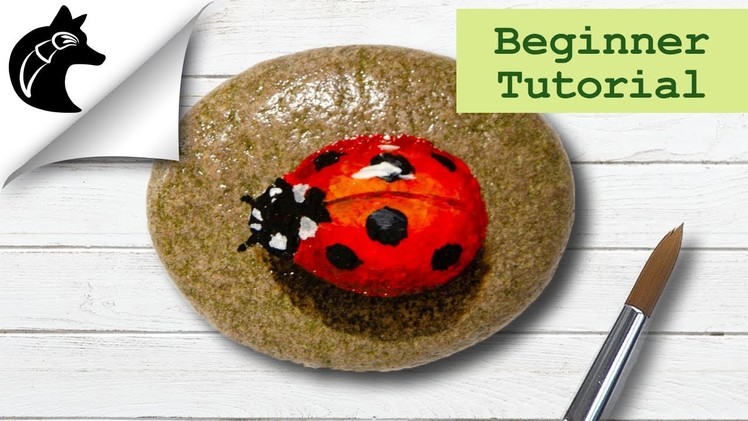 Rock Painting Tutorial For Beginners Ladybug