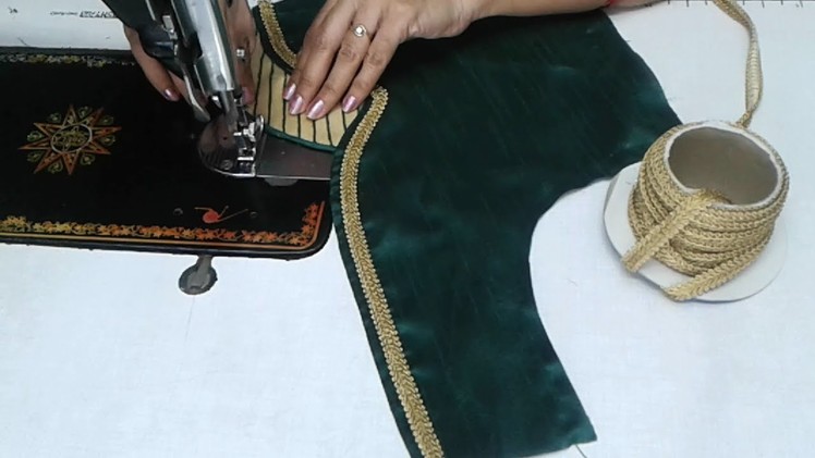 Simple blouse design cutting and stitching. designer blouse for sarees