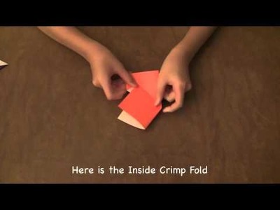 TheOrigamiGuru. Basic Folds #3 - Inside, Outside Crimp Fold