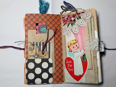 Travelers Notebook Junk Journal- my first!