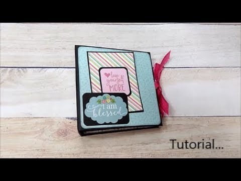Tutorial for my Beginners Easy and Simple Mini Album With Flaps