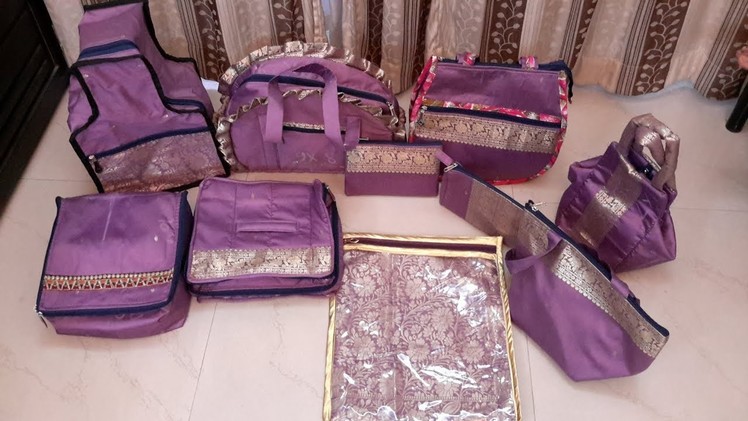 10 types of bags from a sari