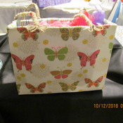 Hand made Butterfly Tote bag