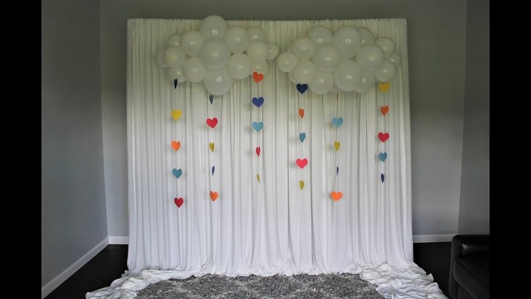 Balloon Clouds DIY Backdrop | How To
