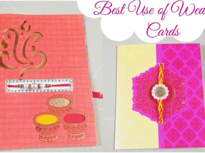 Best Use of Marriage.Wedding Cards.DIY Easy Rakhi Card for Brother.Raksha Bandhan Card Making Ideas