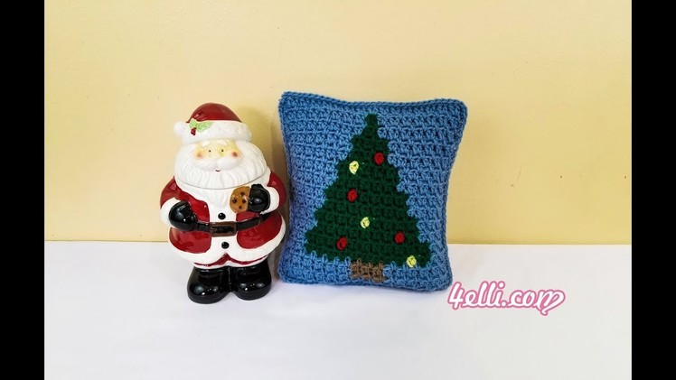 Block Stitch Graphing #2: Christmas Tree Pillow (EN)