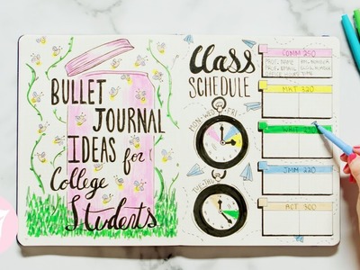Bullet Journal Ideas For College Students | Plan With Me
