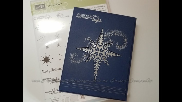 Christmas Card using Star of Light Stampin' Up!