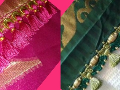 Colorful saree kuchu designs images new | Saree tassels new designs | Latest | R Fashion Colors