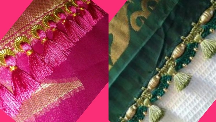 Colorful saree kuchu designs images new | Saree tassels new designs | Latest | R Fashion Colors