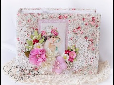 Craft and You Bellissima Rose Ladies Scrapbook Mini Photo Album