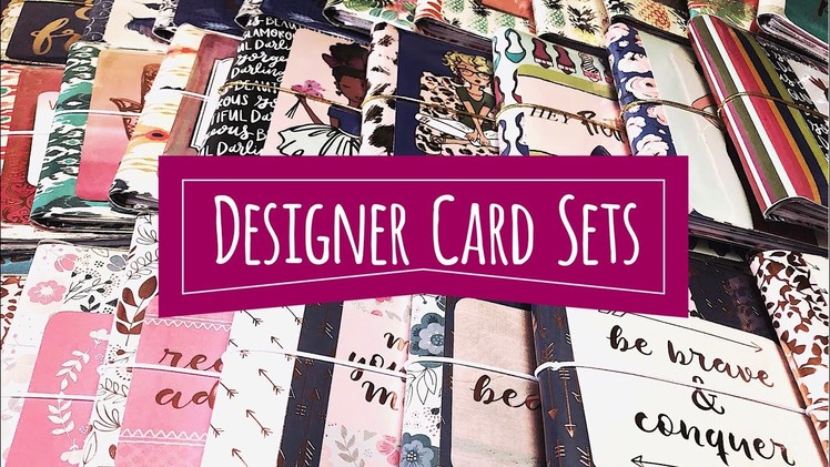 Craft Fair Idea #7:  Designer Card Sets | 2018