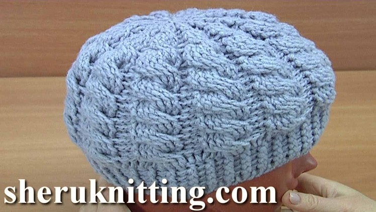 Crochet Cable Hat Tutorial 262