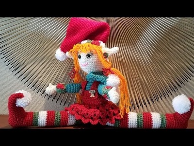 Crochet Heirloom Christmas Girl and Boy Elf Part 3