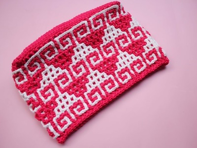 Crochet interocking motif hati part 1