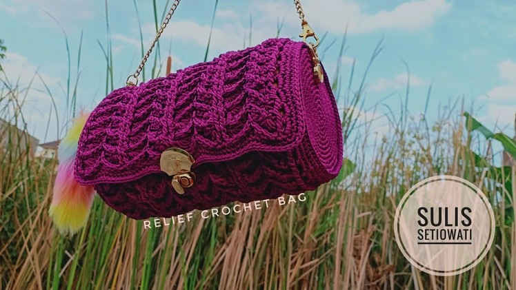 Crochet || relief crochet bag