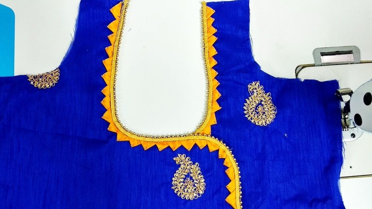 Design Blouse Stitching in Telugu