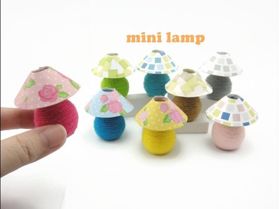 DIY Miniature Doll Mini Table Lamp -Easy!