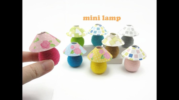 DIY Miniature Doll Mini Table Lamp -Easy!