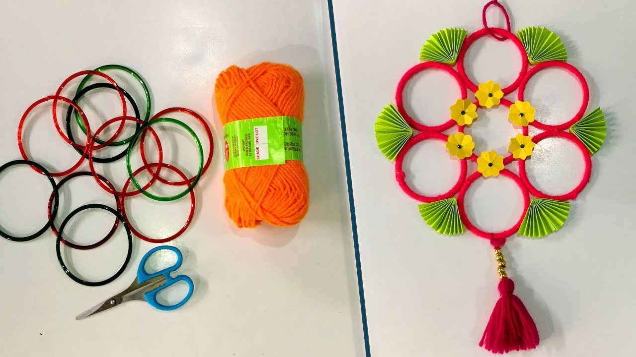 DIY || Old bangles reuse idea  | Best craft idea | DIY arts and crafts | Amazing craft idea