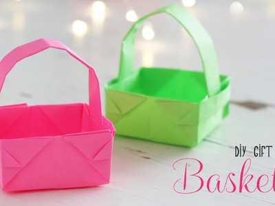 DIY Paper Basket : How to Make Easy Paper Basket for Gifts