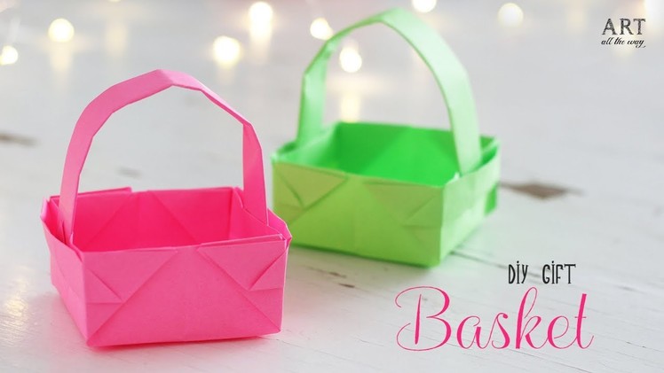 DIY Paper Basket : How to Make Easy Paper Basket for Gifts