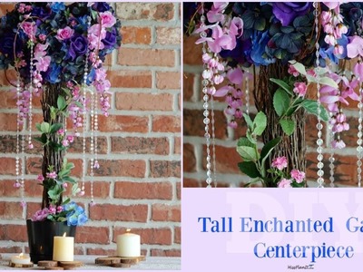DIY Tall Enchanted Rustic Wedding Centerpiece + SUPER CHAT ANNOUNCEMENT