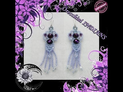 DIY TUTORIAL Earrings INDIANS Micro Macramè