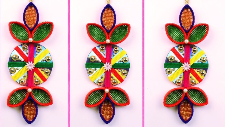 DIY Wall decor with cd and plastic bottle - Best use of cd and plastic bottle - Handmade craft
