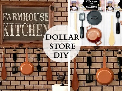 Dollar Store DIY ~ Farmhouse Kitchen Decor ~ Inspired By Toys!