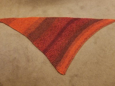 Easy Diagonal Shawl Knitting Tutorial!