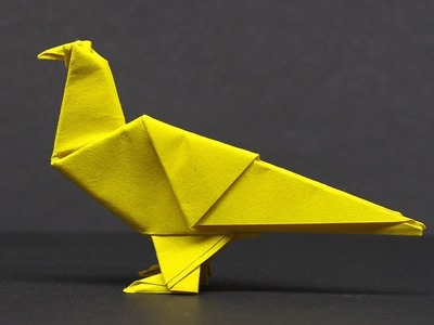 Easy Origami Bird - How to Make Bird Step by Step