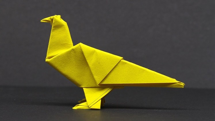 Easy Origami Bird - How to Make Bird Step by Step