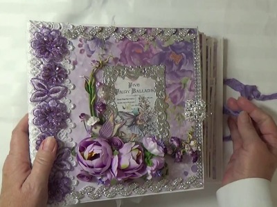 Galeria Papieru "Purple Rain" Mini Album By Cheryl's Paper Creations