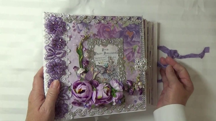 Galeria Papieru "Purple Rain" Mini Album By Cheryl's Paper Creations