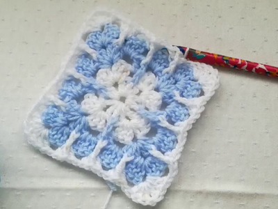 Granny square with a twist easy crochet tutorial