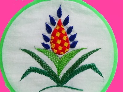 Hand Embroidery - HERRINGBONE STITCH, herringbone stitch design- YouTube