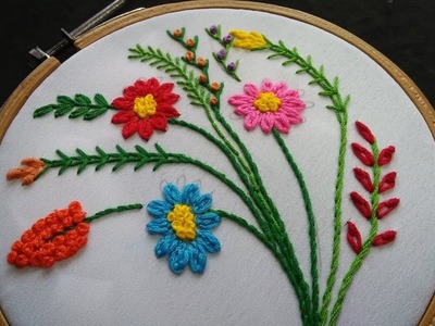 Hand Embroidery - Oyster Stitch Embroidery