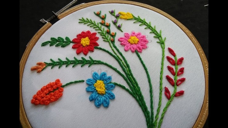 Hand Embroidery - Oyster Stitch Embroidery