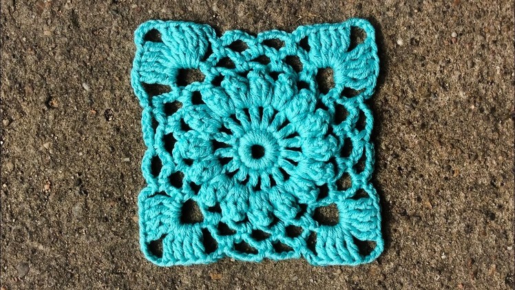 How To Crochet Easy Square Motif Part 1 of 2
