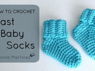 How to Crochet Fast Baby Socks