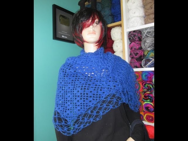 How to crochet summer shawl