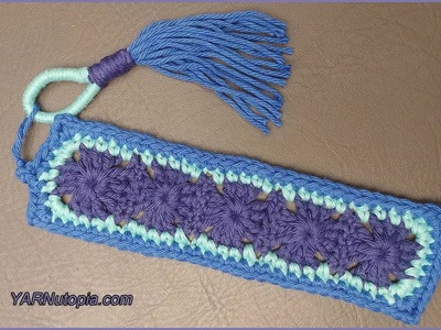 How to Crochet Tutorial: DIY Make Your Mark Bookmark by YARNutopia
