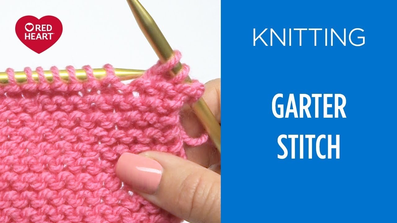 How to Knit the Garter Stitch - Beginner Knitting Teach Video #11