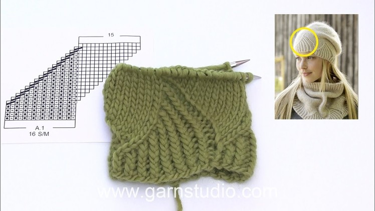 How to knit the hat in DROPS 192-4