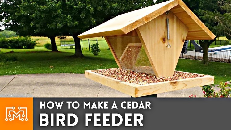 How to Make a Bird Feeder. Woodworking