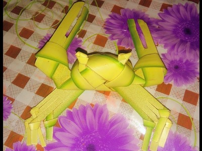 How to make a Crabs( used coconut tree leaf)
