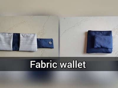 How to make a fabric wallet